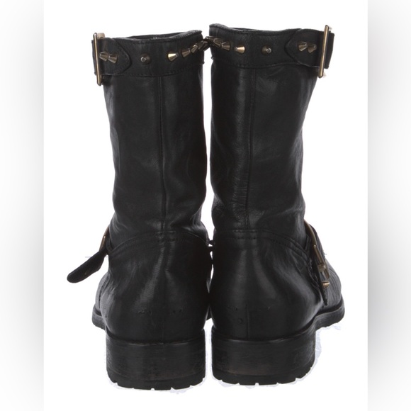 Jimmy Choo
Calf Leather Studded Accents Moto Boots - Picture 7 of 8